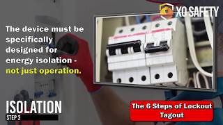 The Six Steps of a Lockout Tagout Procedure [upl. by Lebisor]