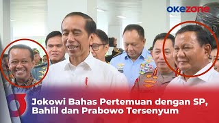 Presiden Jokowi Jawab Soal Bertemu Surya Pahloh Senyum Bahlil dan Prabowo Bikin Salfok [upl. by Acessej731]