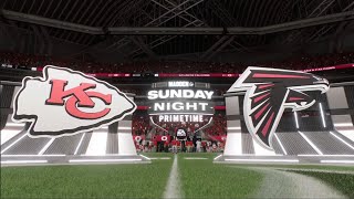 CRAZY ENDING  SNF Madden NFL 25  Kansas City Chiefs vs Atlanta Falcons 2024 Week 3 Sim [upl. by Richter]