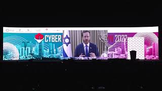 Israel President Izhak Buji Herzog in the 2022 Cybertech [upl. by Chemush]