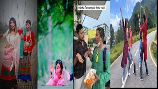 New dance tiktok 2024 Ashika Tamang DD ko copy viral tiktok 2024 New tharu tiktok Dance video [upl. by Dorothee867]