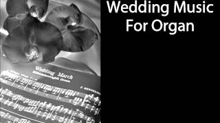 Wedding Music for Organ  Most popular pieces [upl. by Eenhpad]