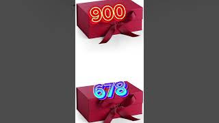 Choose your gift 🎁🎁 678 vs 900 [upl. by Erving]