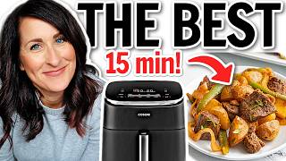 The BEST 15 Minute Air Fryer Recipes → Top 30 Things I ALWAYS Make in the Air Fryer That are FAST [upl. by Naellij]