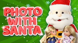 Barbie  The Christmas Photo with Santa  Ep48 [upl. by Abelard]