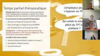 Lheure du maintien N°3  Les outils du retour progressif au travail [upl. by Beaudoin]