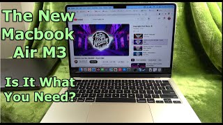 Macbook Air M3 Unboxing and First Look [upl. by Fionnula586]