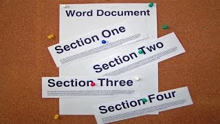 Quick and Easy Sections in Word Documents [upl. by Nennarb]