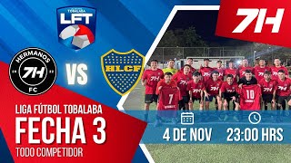 ⚽ FECHA 3  LIGA FÚTBOL TOBALABA ► 41124 • 2300 ◄ 7H HFC vs HUACHALOMO FC [upl. by Ermanno]