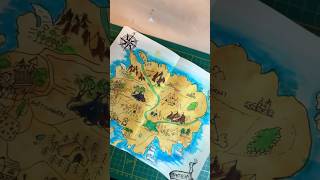 How to draw a fantasy map easy  sketchbook idea sketchbookideas sketchbookart fantasymap [upl. by Renelle933]