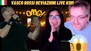 Vasco Rossi Deviazioni Live Kom  🇩🇰NielsensTV REACTION😱 [upl. by David]