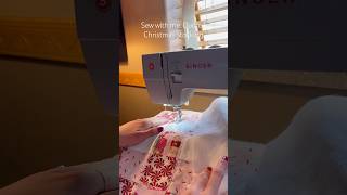 Making my first Christmas stocking 🎄💗 christmas sew sewing christmasgifts giftideas handmade [upl. by Yecaj215]