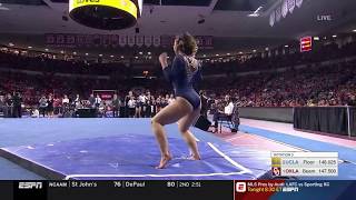 Katelyn Ohashi UCLA 2019 Floor vs Oklahoma 100 [upl. by Tami]