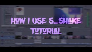 How To Use SShake Plug In「SVP Tutorial」 [upl. by Nnagrom]