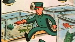 Curious George Goes to the Aquarium Old Cartoon 1980s [upl. by Awad406]