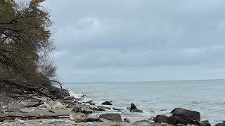 Lake Michigan Rock Hunt  Rainy but Rewarding [upl. by Peony]