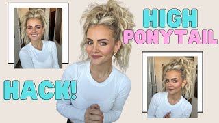 High Ponytail HACK [upl. by Yrocal]