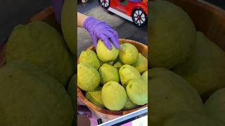 Do you like fresh guava  Fruit Cutting Skills [upl. by Esenaj38]