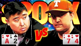 Texas Mike amp Denis GO TO WAR In High Stakes Poker [upl. by Rollo]