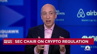 SEC Chair Gensler Crypto is a field thats been rife with fraud and manipulation [upl. by Barri]