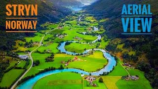 Stryn  Norway Aerial Drone view [upl. by Dyanna]