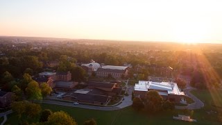 Earlhams campus from above [upl. by Dianuj]