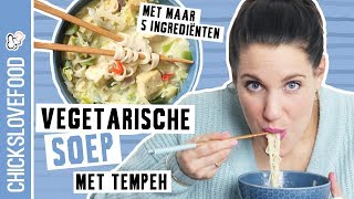 MAKKELIJKE NOEDELSOEP ZONDER VLEES  CHICKSLOVEFOOD [upl. by Ashely]