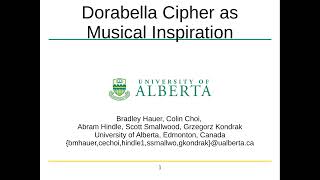 Dorabella Cipher as Musical Inspiration [upl. by Adnoloy]