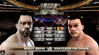 Wesley Snipes vsJeanClaude Van Damme  Fight of The Century Xbox One PS4 PC [upl. by Romine629]