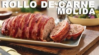 Receta➡Rico Rollo de Carne Molida Bien Tasty [upl. by Seek]