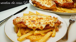 MILANESA DE POLLO A LA NAPOLITANA [upl. by Ytsrik]