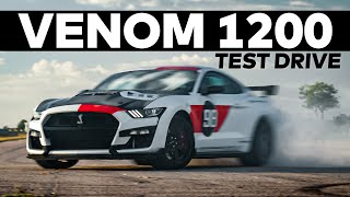 1200 HP MUSTANG GT500 Test Drive  VENOM 1200 by HENNESSEY [upl. by Guise]