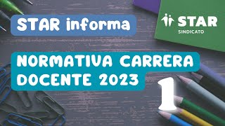 Carrera Docente 2023 1ª parte [upl. by Gemina]