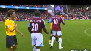 Petulant Fabregas Tries To Punch West Ham Players [upl. by Ydoc]