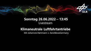 Klimaneutrale Luftfahrtantriebe  DLR – Gläsernes Studio ILA Berlin 2022 [upl. by Jamnis]