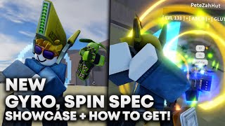 AUT New GYROSPIN SPEC SHOWCASE  HOW TO GET [upl. by Aerdnat]