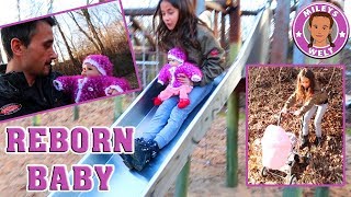 REBORN BABY Spielplatz ABENTEUER  Puppenmama in Aktion  Mileys Welt [upl. by Rhtaeh514]