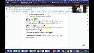 Python Interview Questions amp Answers You MUST Know in 2024 [upl. by Uahc]