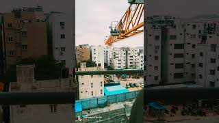 Tower crane operator 🏗️ share 👍 Iike ❤️shorts towercrane crane song [upl. by Ahtan483]