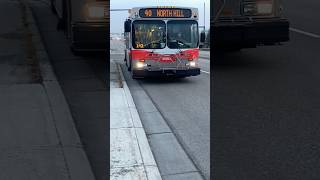 D40LF 8063 On Route 40 To North Hill calgary city bus shorts fyp transit [upl. by Ogu]