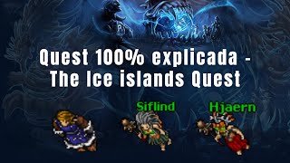 Tibia QuestsAcessos  Ice Islands Quest Completa Acesso Ghazbaran e Portal de Gelo Ice Portal [upl. by Riedel]