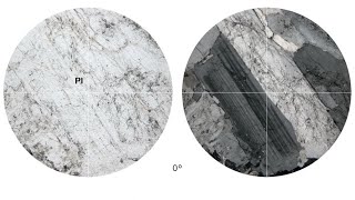 Virtual Microscope Πλαγιόκλαστο  Plagioclase [upl. by Arakat]