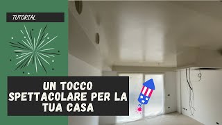 Effetto laccatura lucido per il vostro soffitto TUTORIAL [upl. by Phiona383]