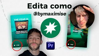 Como EDITAR reels virales BYMAXIMISE [upl. by Bal491]