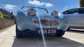 A quick test drive in a 1959 Austin Healey Frogeye Sprite [upl. by Liam]