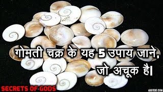 गोमती चक्र के यह 5 उपाय जाने जो अचूक है Gomti Chakra Tricks and benefits in hindi [upl. by Yerg]