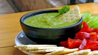 Venezolanische Avocado Salsa  Guasacaca  Vegan Vegetarisches Rezept [upl. by Sekofski210]