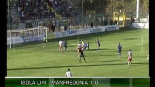 Isola Liri  Manfredonia 10 10 Giornata II Div girC 200809 [upl. by Isayg384]