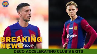 Lenglet Nears Exit  Barcelona Open to Frenkies Exit [upl. by Soilissav]