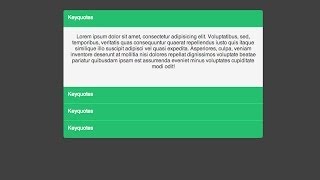 tutorial html 5 y css 3  crear efecto acordeon [upl. by Breanne]